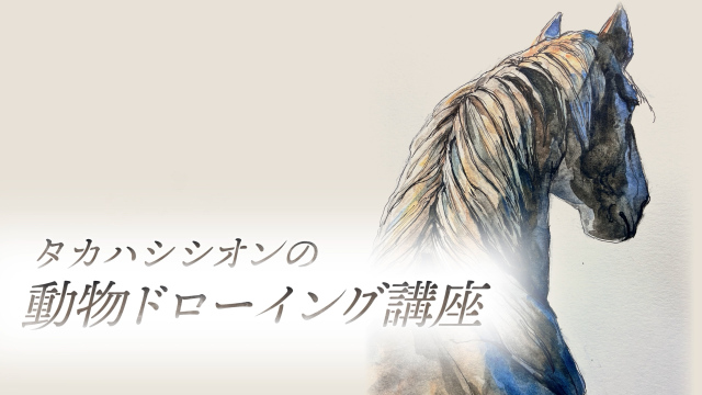 タカハシシオンの動物ドローイング講座 ～馬～の画像1（サムネイル）